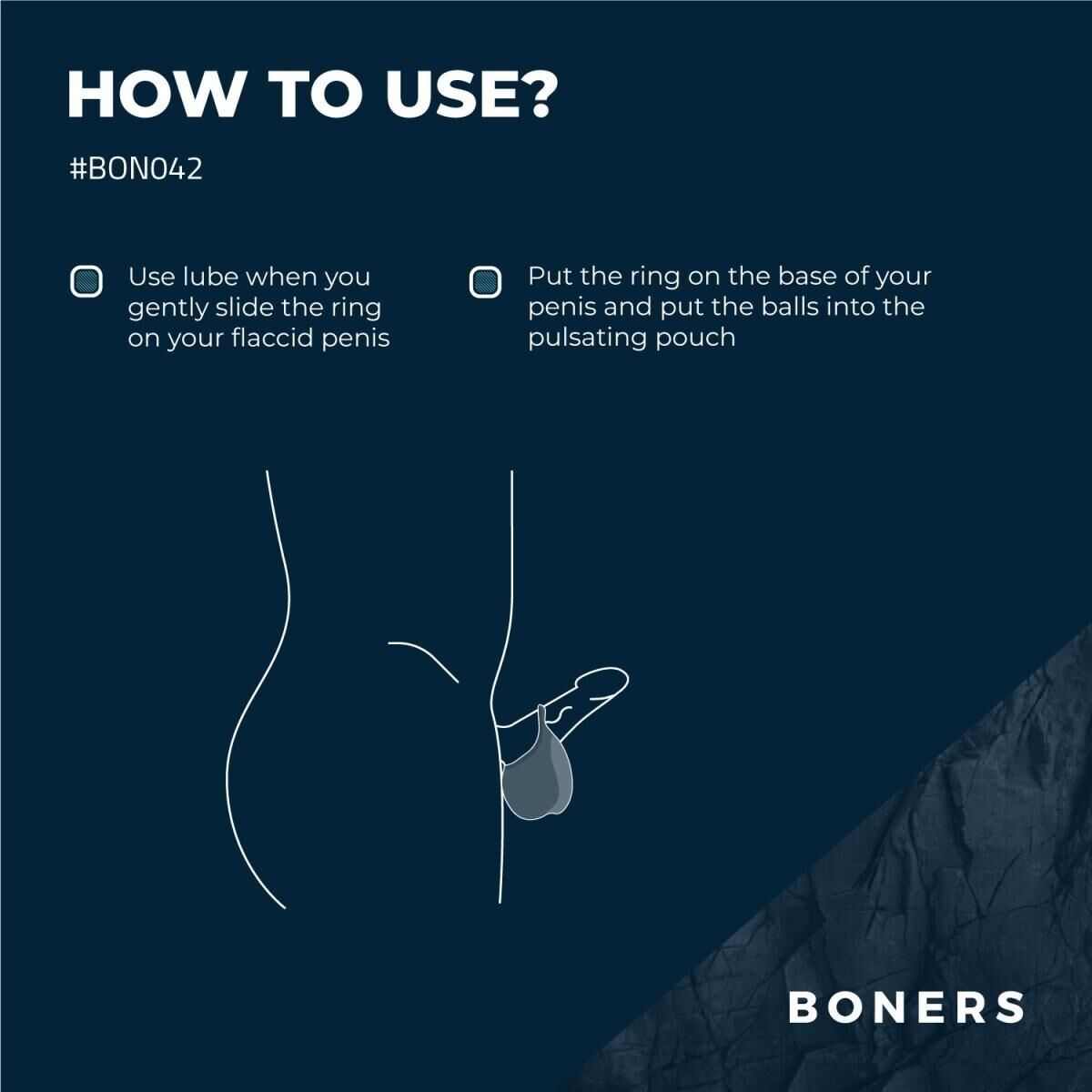 Эрекционное кольцо Boners Stimulating Ball Pouch