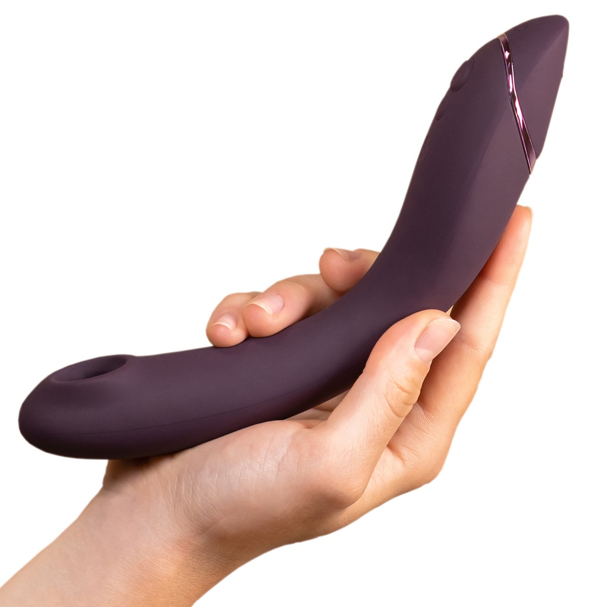 Вибратор для точки G c вакуумной стимуляцией Womanizer OG Aubergine