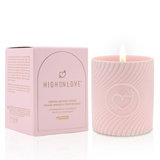 Массажная свеча с ароматом клубники и шампанского Sensual Massage Candle Strawberries&Champagne HighOnLove, 250 мл