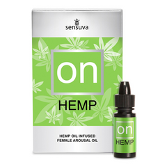 Возбуждающе капли для клитора Sensuva - ON for Her Hemp Infused Arousal Oil (5 мл) с маслом конопли