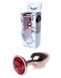 Анальная пробка Jewellery Red Gold PLUG Red, 2,7 см