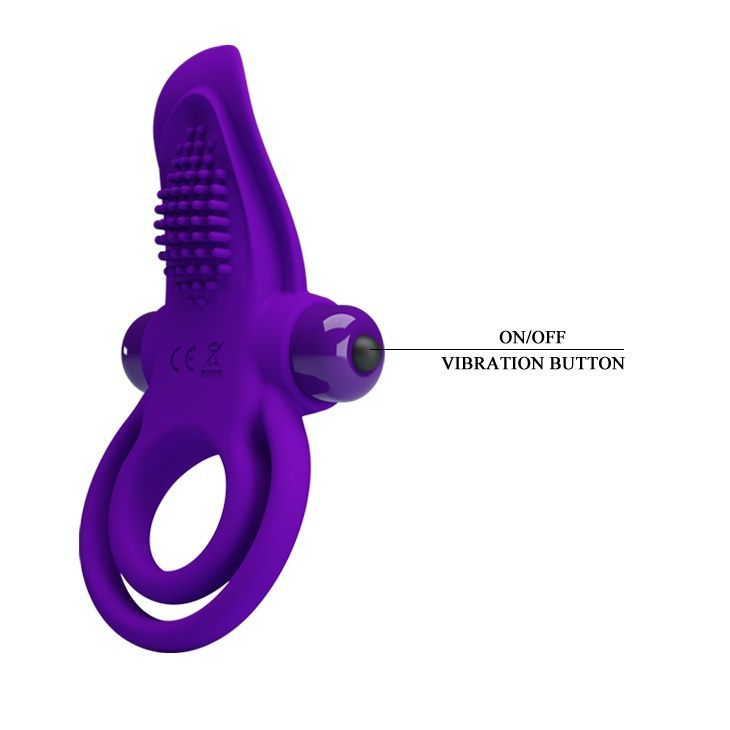 Ерекційне кільце Pretty Love Vibrant Penis Ring Purple