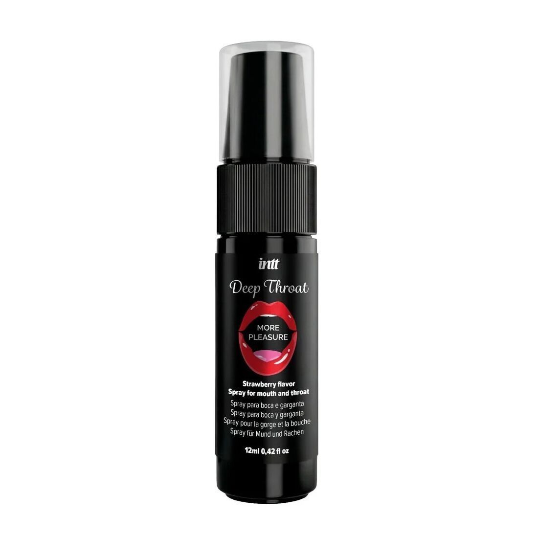 Спрей для глубокого минета Intt Deep Throat Oral Spray Strawberry, 12 мл, без анестетиков