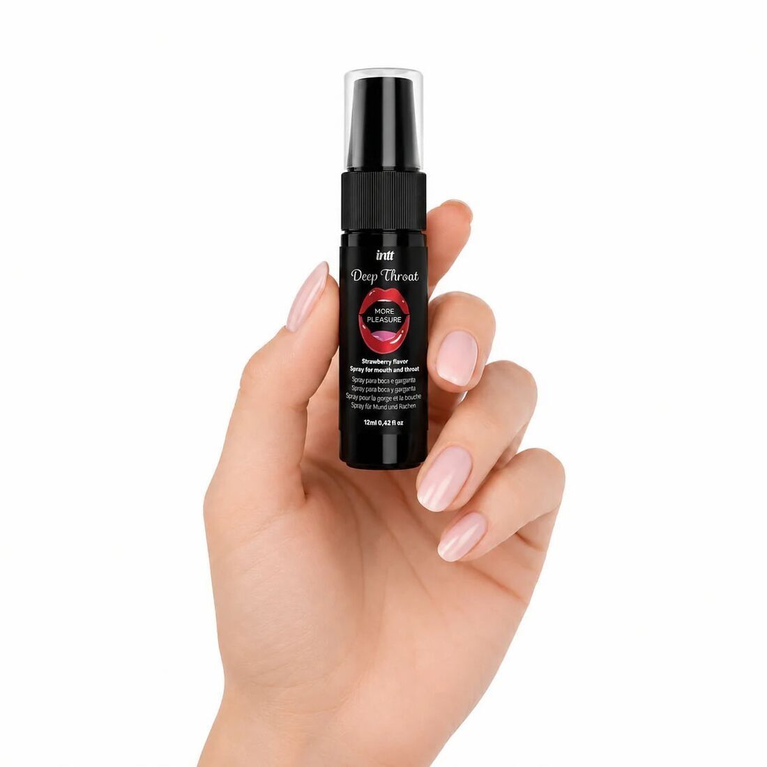 Спрей для глубокого минета Intt Deep Throat Oral Spray Strawberry, 12 мл, без анестетиков