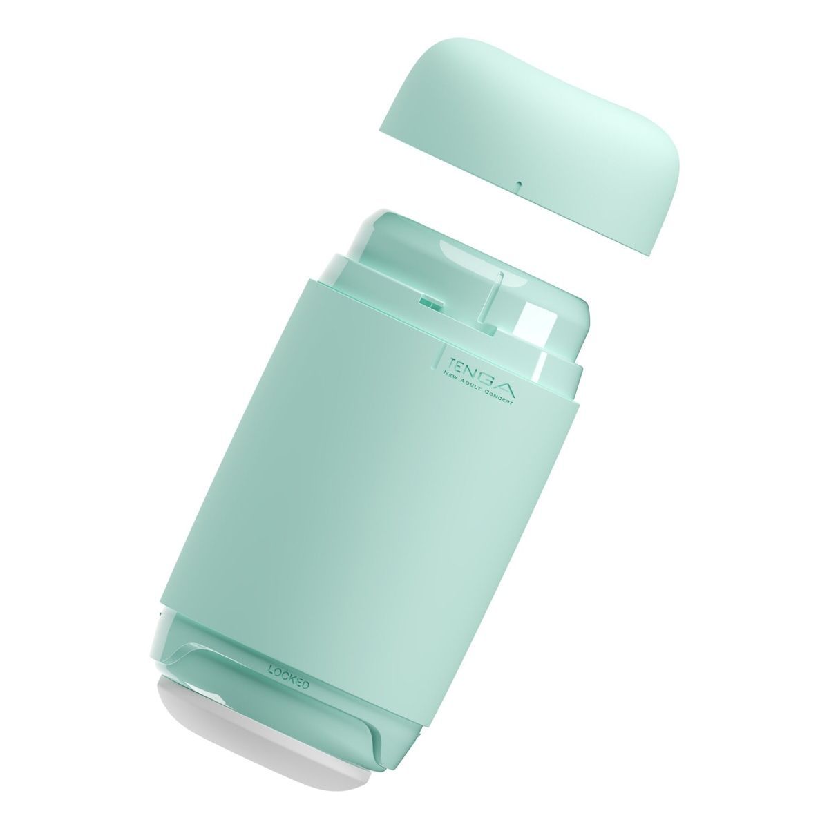 Мастурбатор TENGA PUFFY MINT GREEN, ультрам&rsquo;який матеріал, багаторазовий, наскрізний