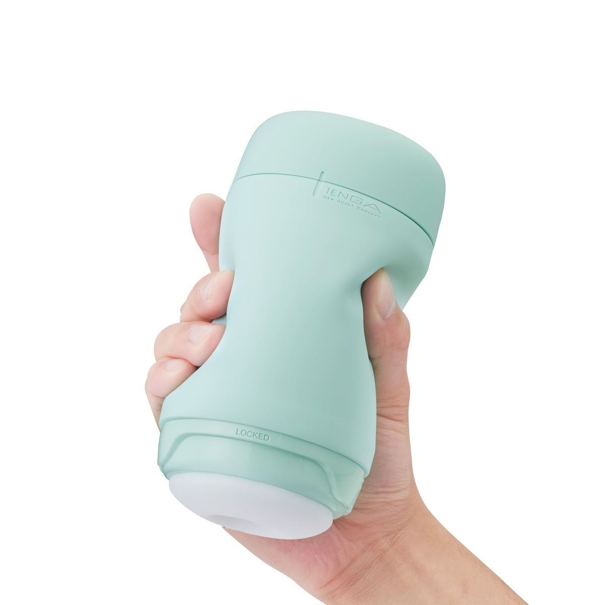 Мастурбатор TENGA PUFFY MINT GREEN, ультрам&rsquo;який матеріал, багаторазовий, наскрізний