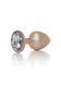 Анальная пробка Jewellery Pearl Gold Plug Clear L