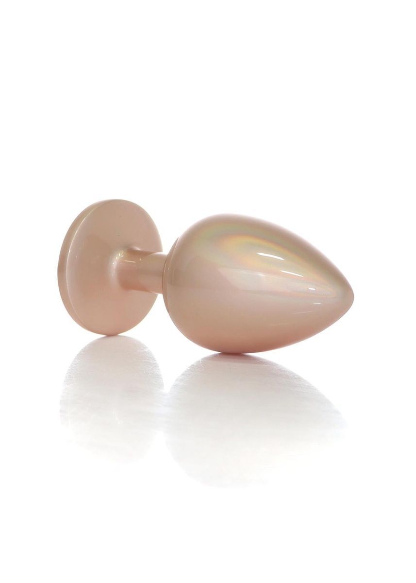 Анальная пробка Jewellery Pearl Gold Plug Clear L