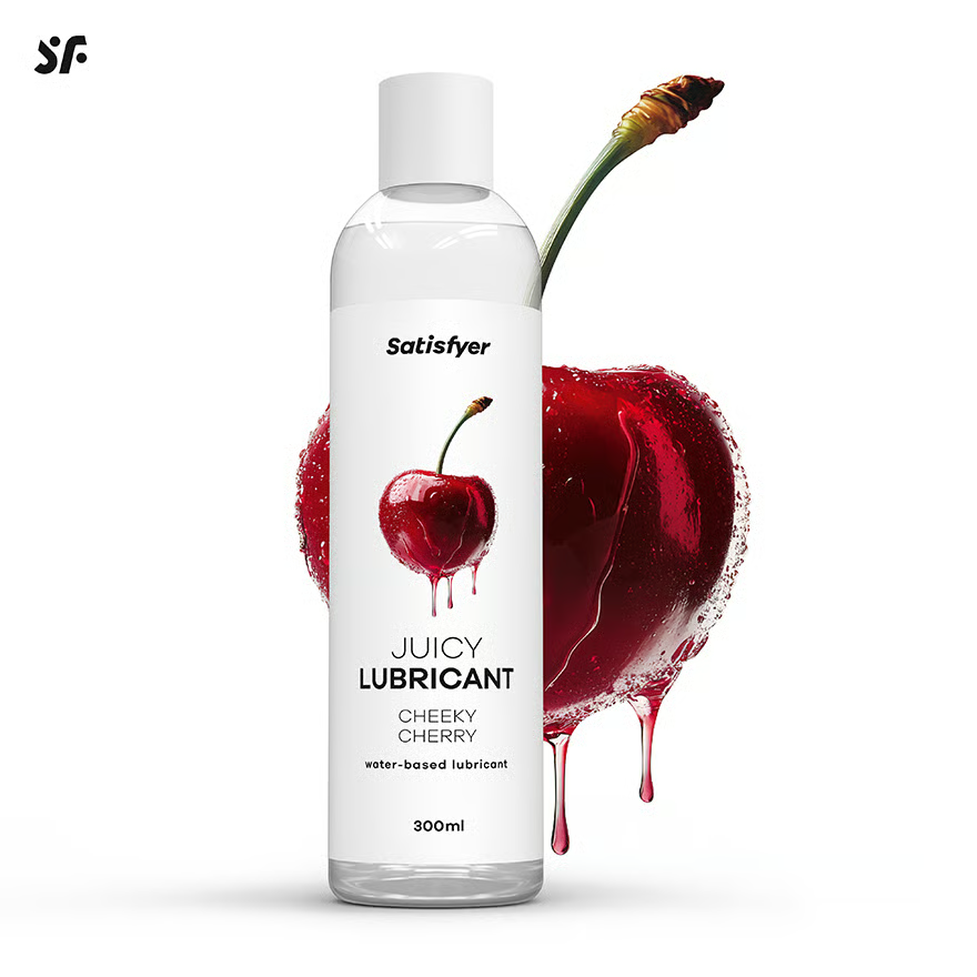 Лубрикант на водній основі Satisfyer Juicy Lubricant Cheeky Cherry water based 300 мл