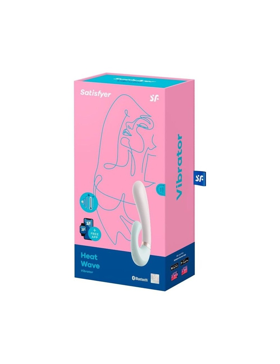 Смарт вибратор-кролик с подогревом Satisfyer Heat Wave Mint