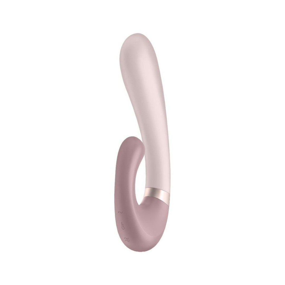 Смарт вибратор-кролик с подогревом Satisfyer Heat Wave Mauve