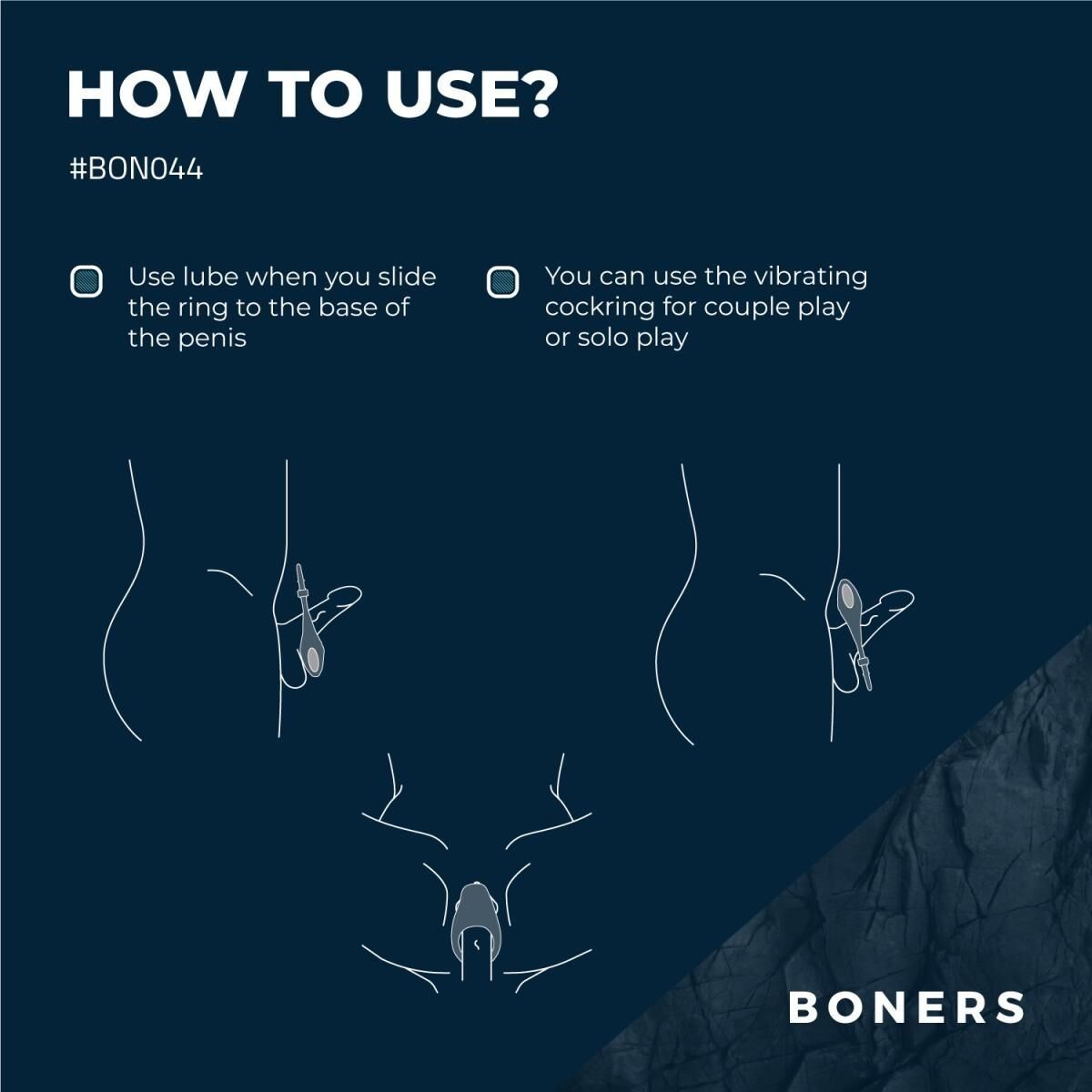 Эрекционное кольцо Boners Adjustable Cockring