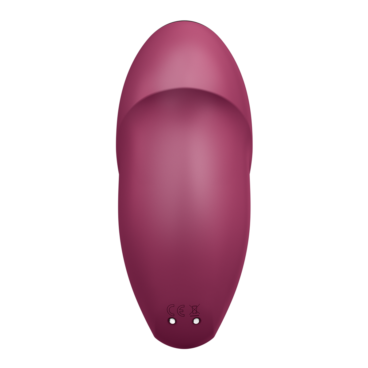 Вібростимулятор-пульсатор Satisfyer Tap & Climax 1 Red, ефект постукування пальцем, 2 мотори