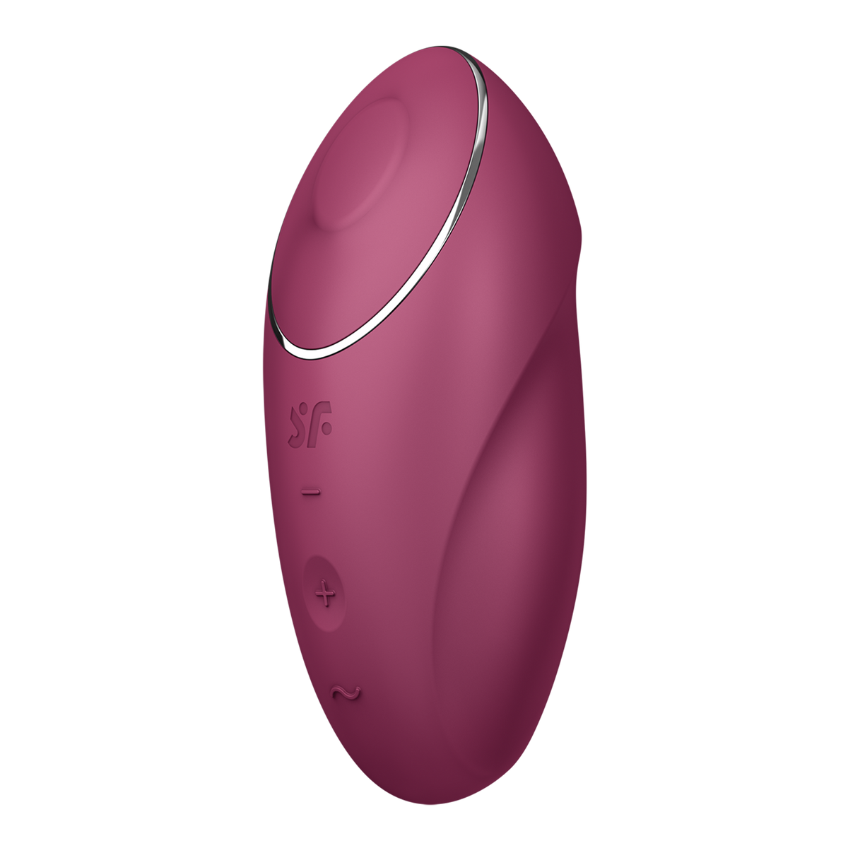 Вібростимулятор-пульсатор Satisfyer Tap & Climax 1 Red, ефект постукування пальцем, 2 мотори