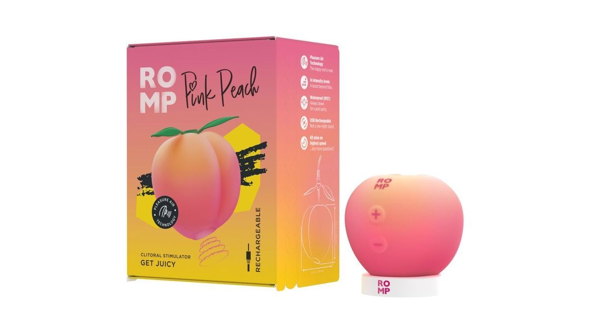 Вакуумный стимулятор клитора Romp Pink Peach