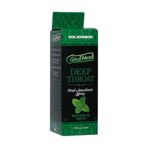 Спрей для минета Doc Johnson GoodHead DeepThroat Spray – Mystical Mint 59 мл для глубокого минета