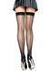 Панчохи-сітка зі швом Leg Avenue Backseam Thigh Highs Black, one size