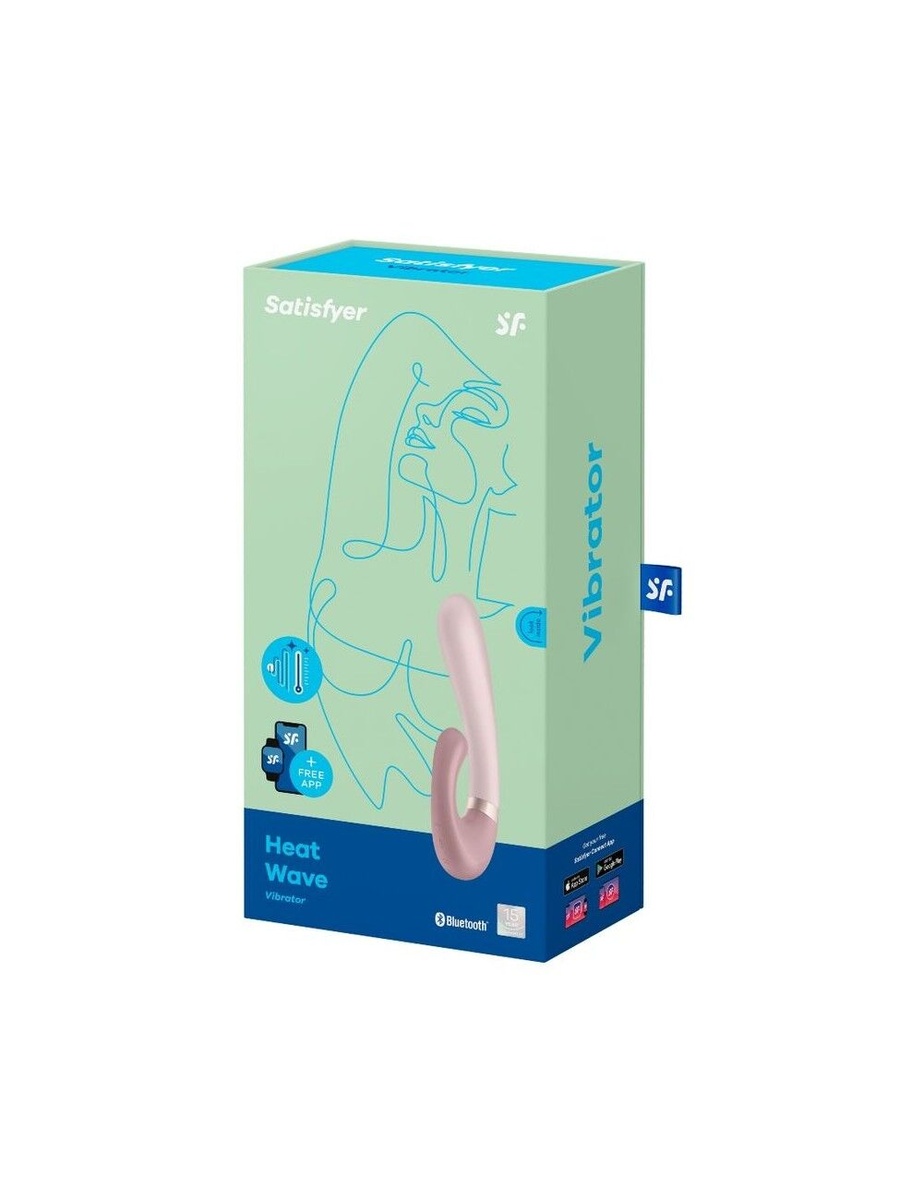 Смарт вібратор кролик із підігрівом Satisfyer Heat Wave, рожевий