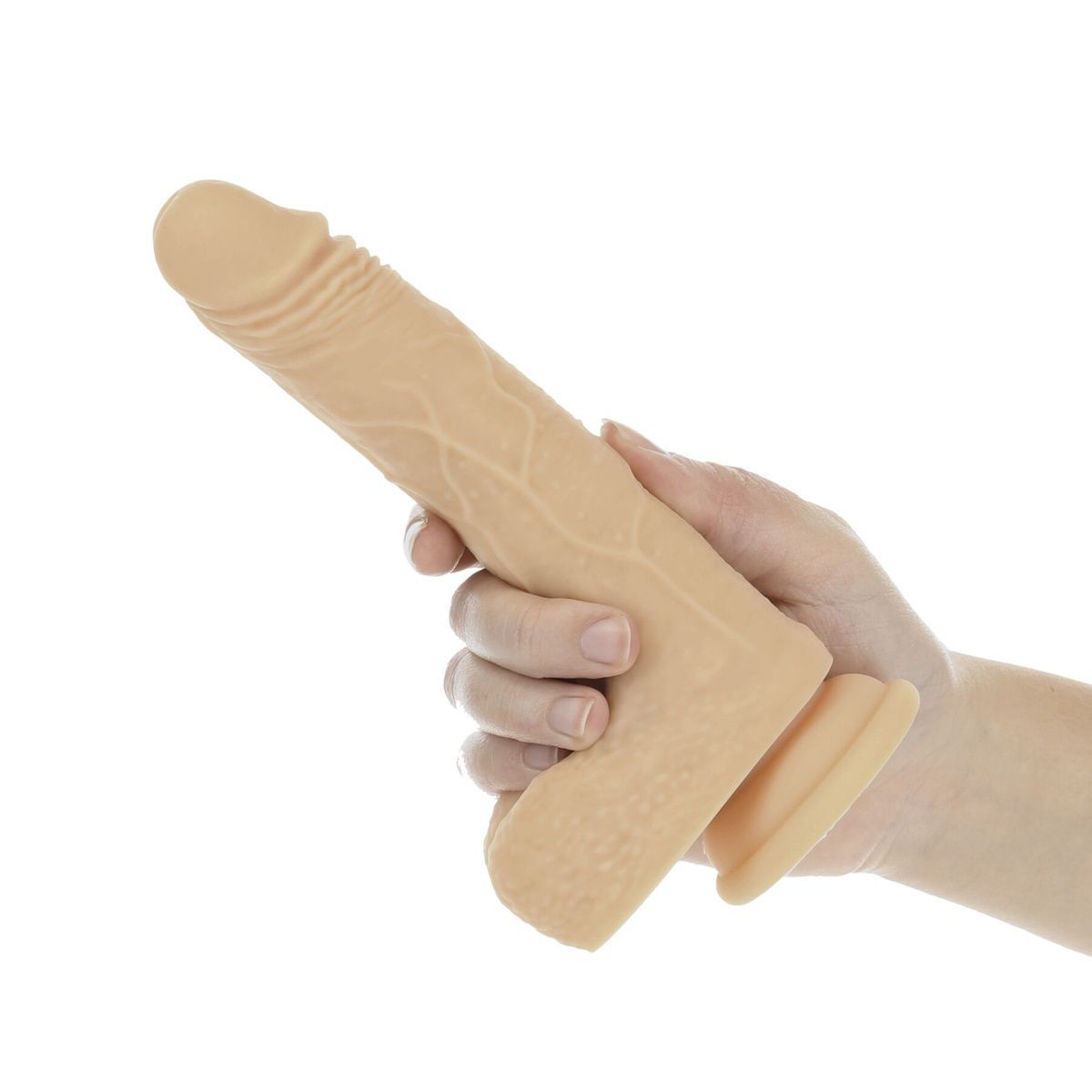 Фалоімітатор з ротацією та пульсацією Naked ADDICTION The Freak 7,5&Prime; Rotating & Thrusting Vibrating