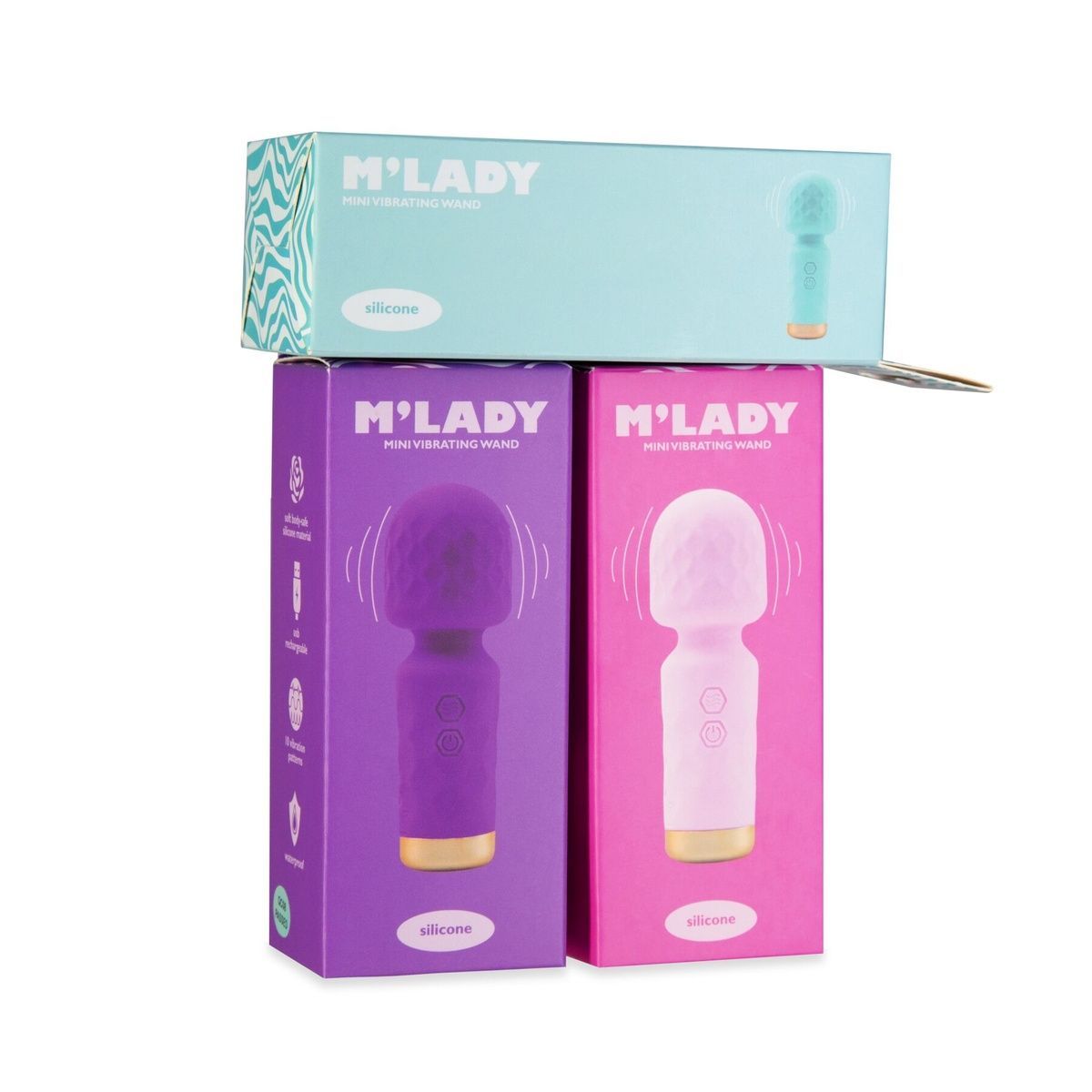 Вибромассажер M&rsquo;Lady Mini Vibrating Wand Purple
