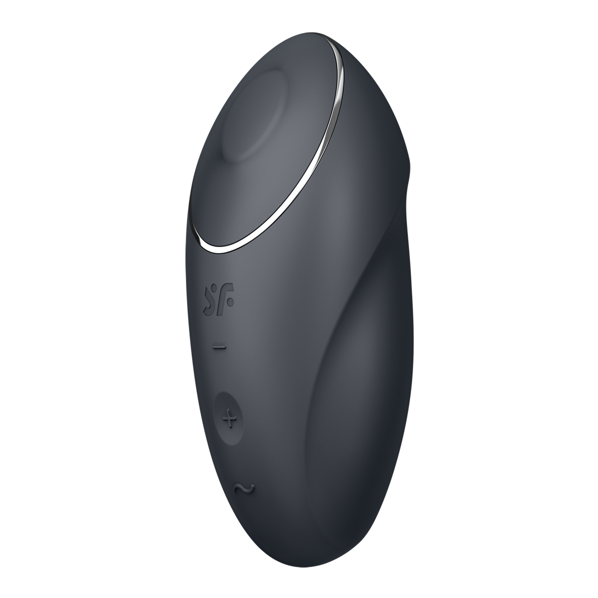 Вибростимулятор-пульсатор Satisfyer Tap & Climax 1 Grey, эффект постукивания пальцем, 2 мотора