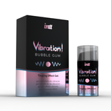 Жидкий вибратор Intt Vibration Bubble Gum, очень вкусный, действует до 30 минут (15 мл)