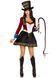 Костюм дрессировщицы Leg Avenue Classic Ringmaster Costume, платье, шляпа, S