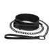 Ошейник с поводком Bedroom Fantasies: Faux Leather Collar & Chain