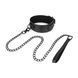 Ошейник с поводком Bedroom Fantasies: Faux Leather Collar & Chain
