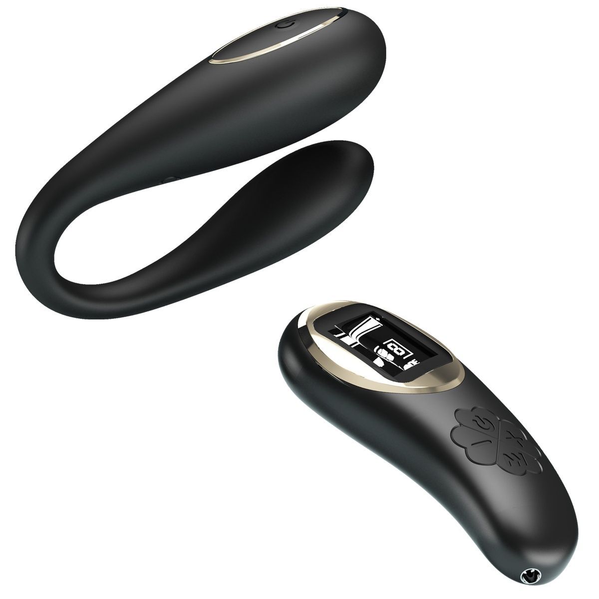 Вібратор для пари Pretty Love Nathan Stimulator Black