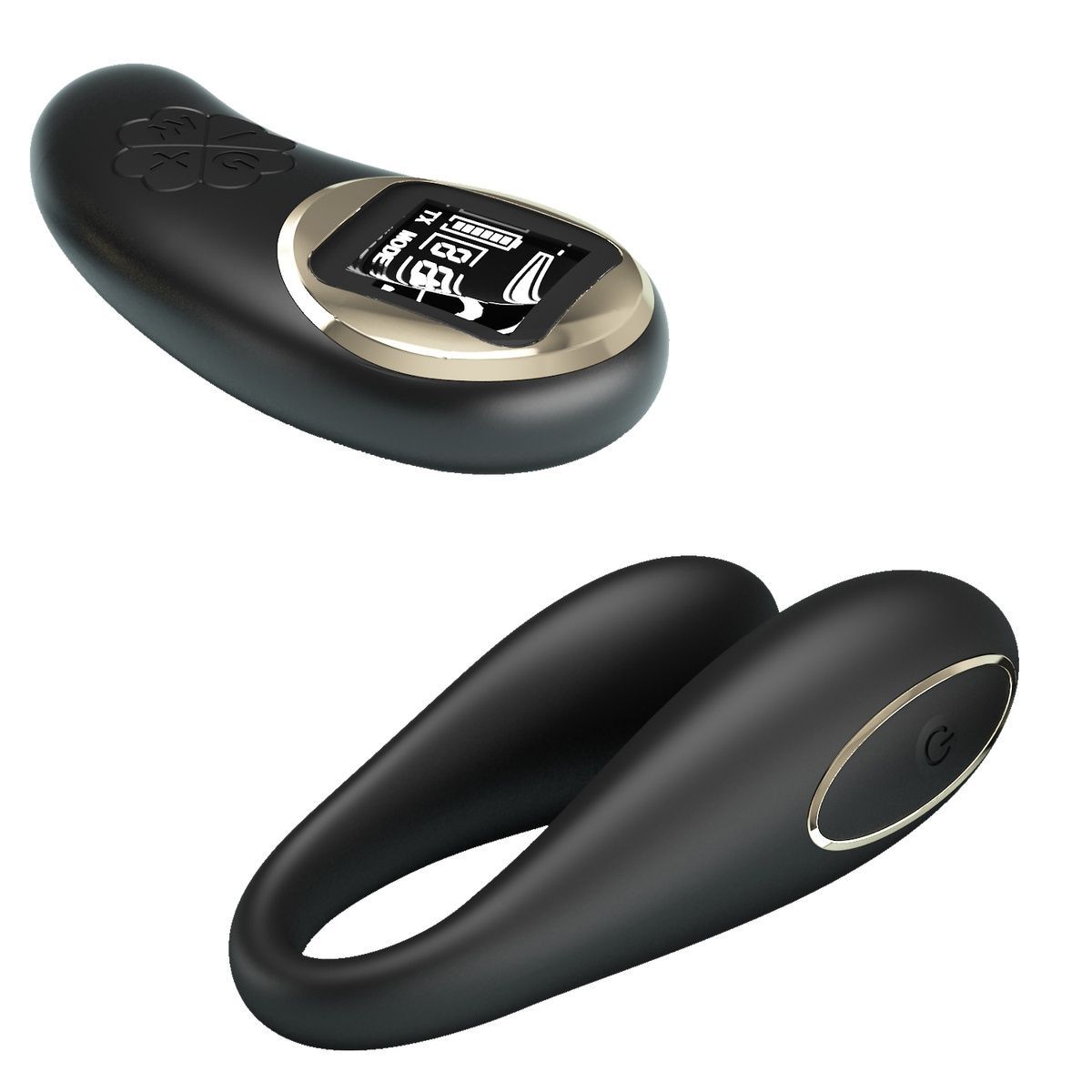 Вібратор для пари Pretty Love Nathan Stimulator Black