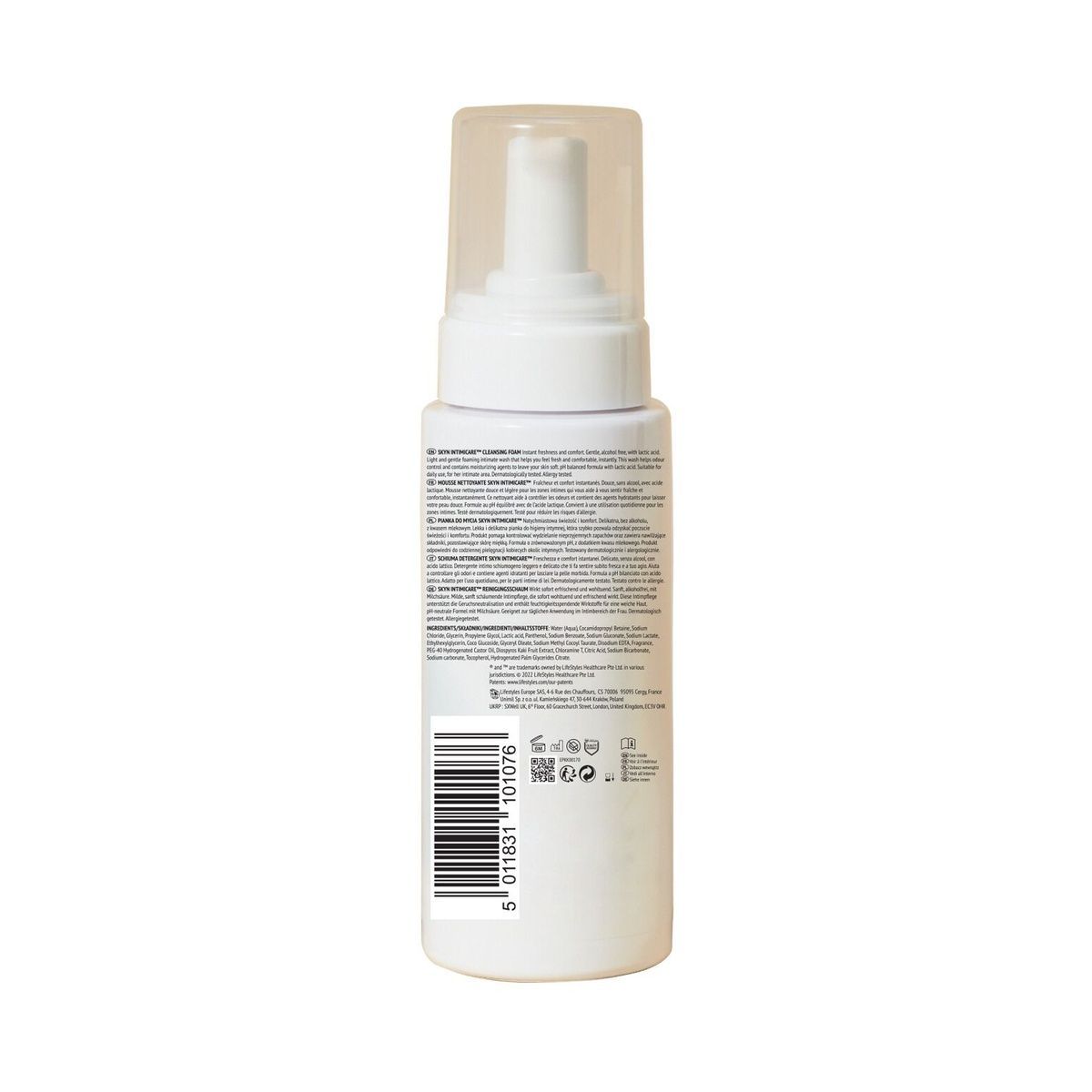 Піна для інтимного догляду SKYN Intimicare Cleansing Foam 200 мл, глибоке зволоження
