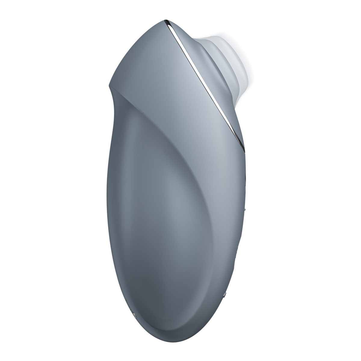 Вібростимулятор-пульсатор Satisfyer Tap & Climax 1 Bluegrey, ефект постукування пальцем, 2 мотори