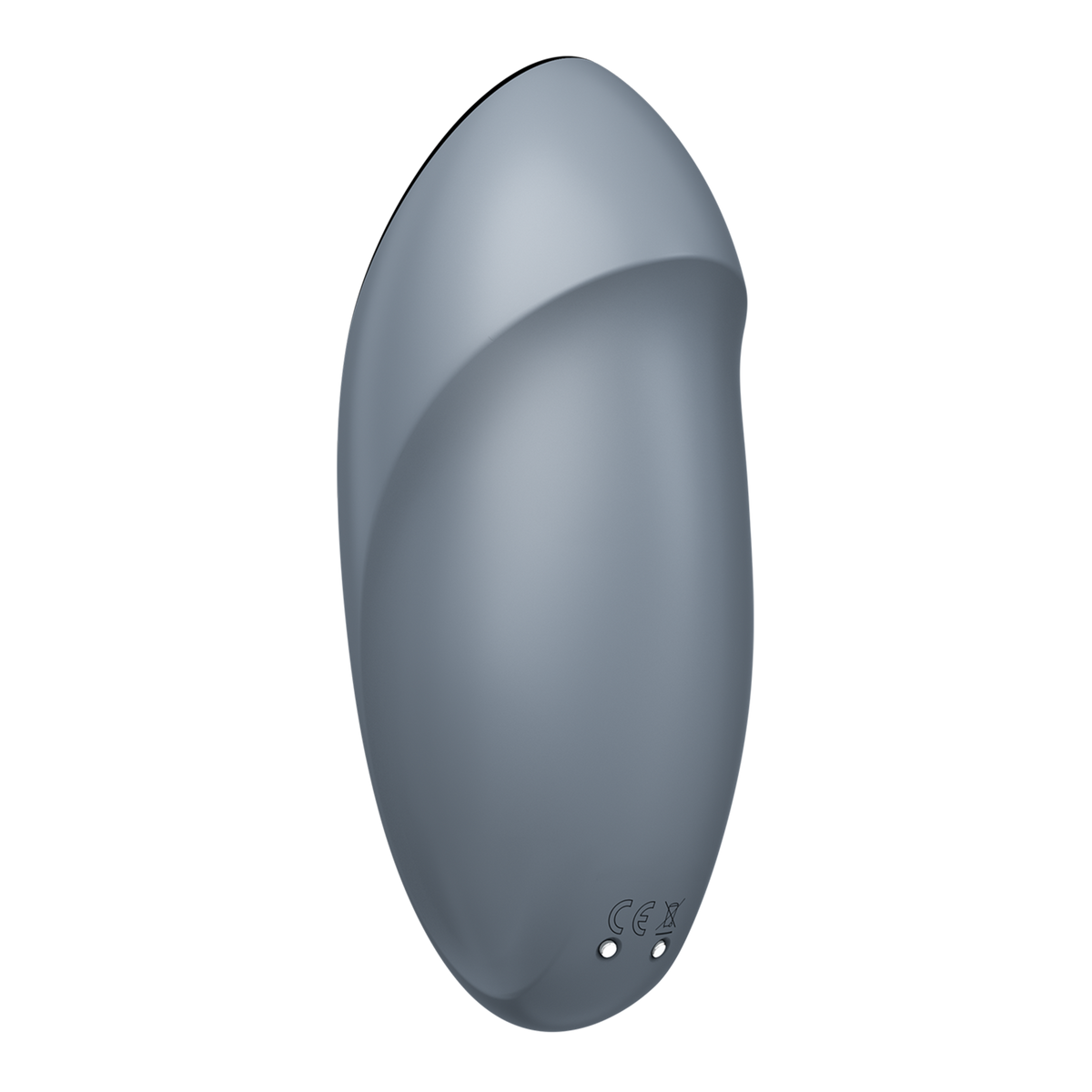 Вібростимулятор-пульсатор Satisfyer Tap & Climax 1 Bluegrey, ефект постукування пальцем, 2 мотори