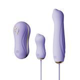Набор 3в1 Zalo &ndash; UNICORN Set Violet, виброяйцо, пульсатор, вакуумный стимулятор