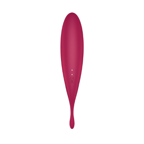 Смарт-вібратор для клітора з вакуумною стимуляцією Satisfyer Twirling Pro+ dark red