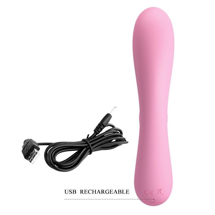Мінівібратор-кролик Pretty Love Hugo Vibrator Pink