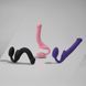 Безремневой страпон Strap-On-Me Rose S, полностью регулируемый, диаметр 2,7см