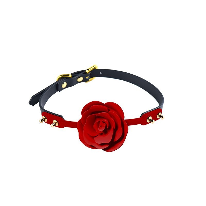 Розкішний кляп у вигляді троянди Zalo - Rose Ball Gag