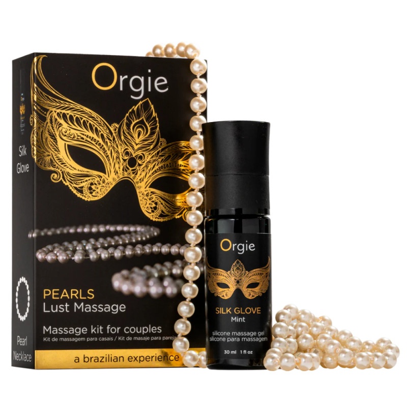 Набір для перлового масажу Pearls lust massage set, Orgie