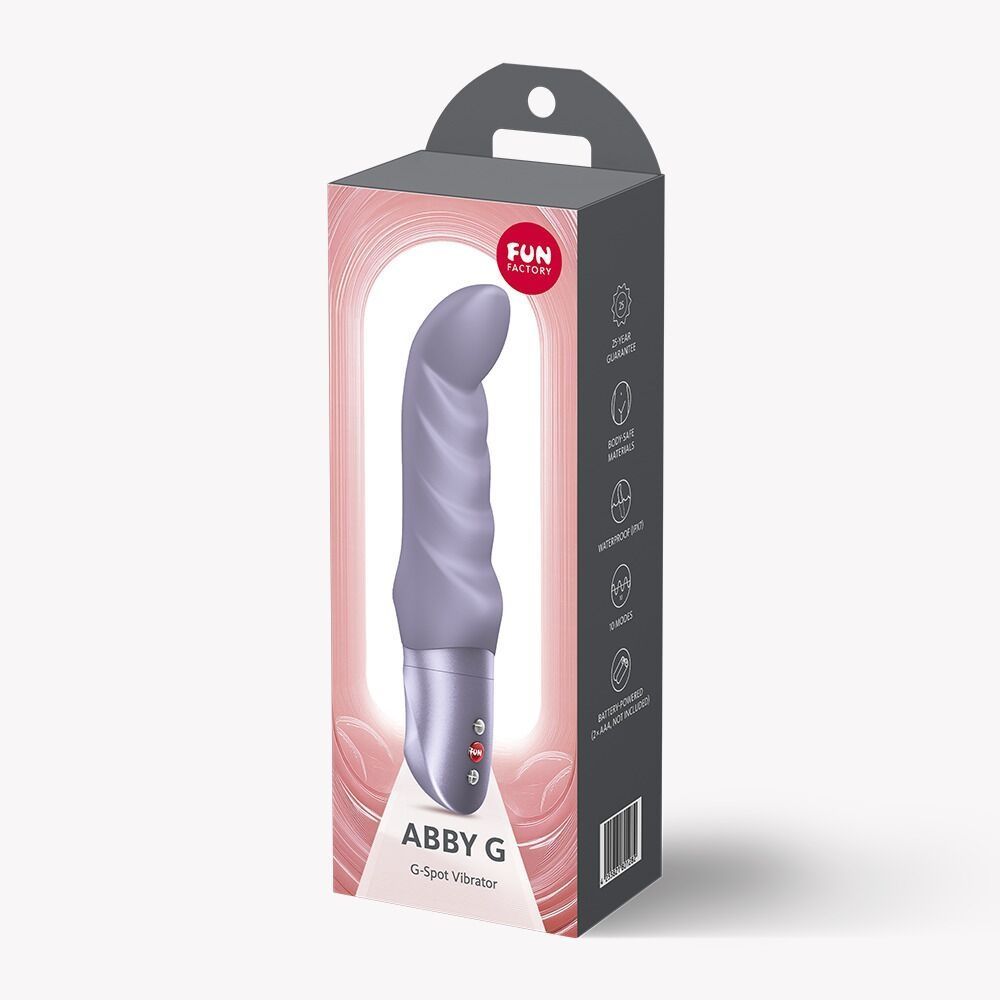 Вібратор Fun Factory Abby G Light Violet, 10 режимів роботи, на батарейках