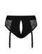 Мереживні труси для страпону з підв'язками для панчох Strap-On-Me DIVA HARNESS - M