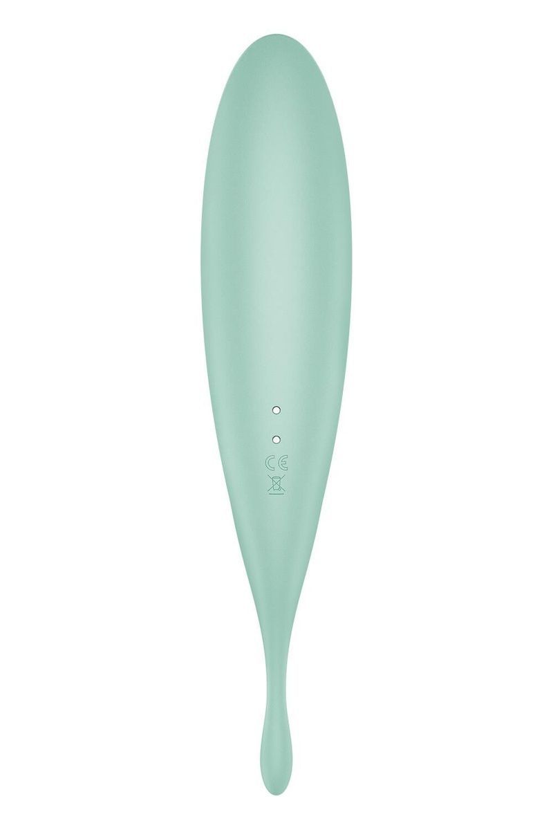 Смарт-вибратор для клитора с вакуумной стимуляцией Satisfyer Twirling Pro+ Mint