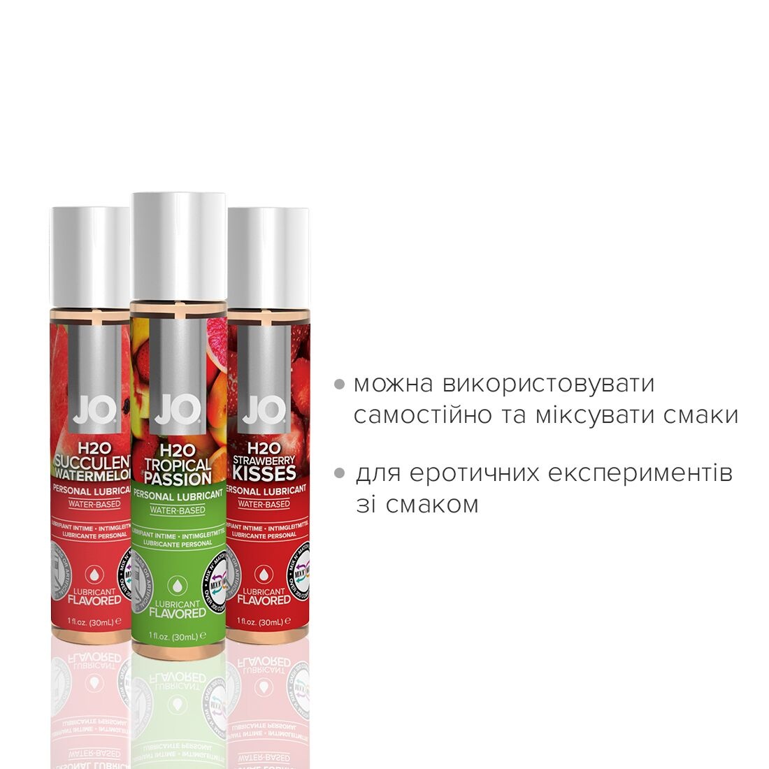 Набір System JO Tri-Me Triple Pack — Flavors (3×30 мл)