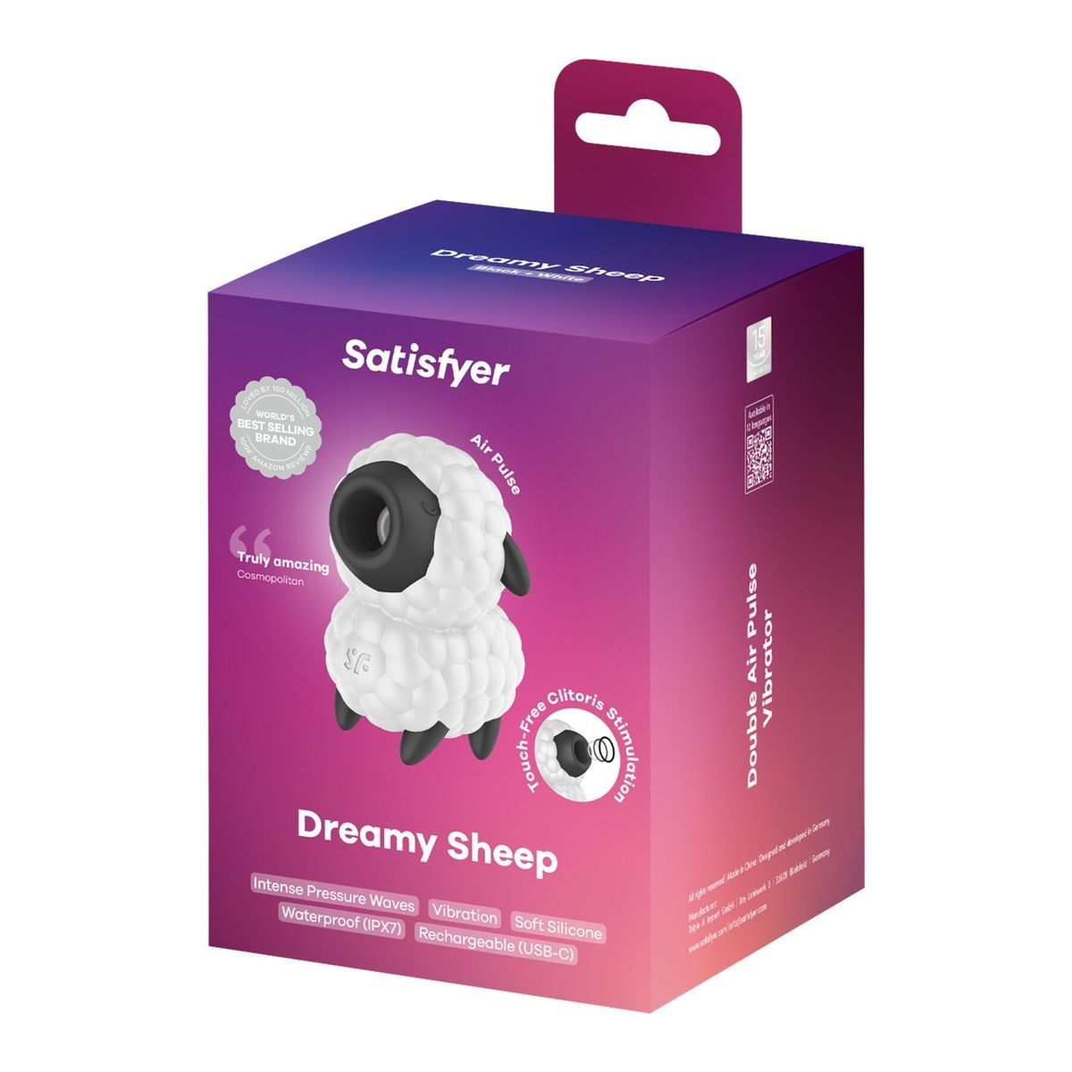 Вакуумный клиторальный стимулятор Satisfyer Cuties Dreamy Sheep
