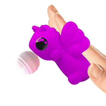 Вибратор на палец Pretty Love Magic Unicorn Stimulator Purple