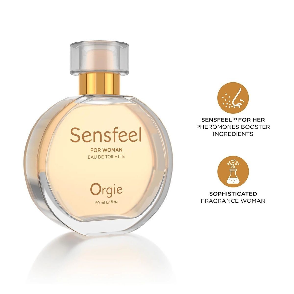 Жіночі парфуми з феромонами Orgie &ndash; Sensfeel for Woman (50 мл), квітково-фруктовий аромат