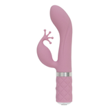 Розкішний вібратор-кролик Pillow Talk - Kinky Pink з кристалом Сваровські, потужний