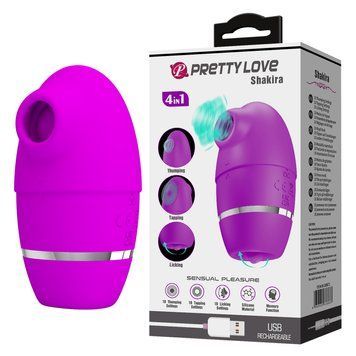 Вакуумный клиторный стимулятор Pretty Love Shakira Purple