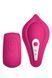 Вибратор в трусики Liebe Panty Vibe Recargable Cerise, нагрев до 39 &deg;C, пульт, трусики S-M в комплекте
